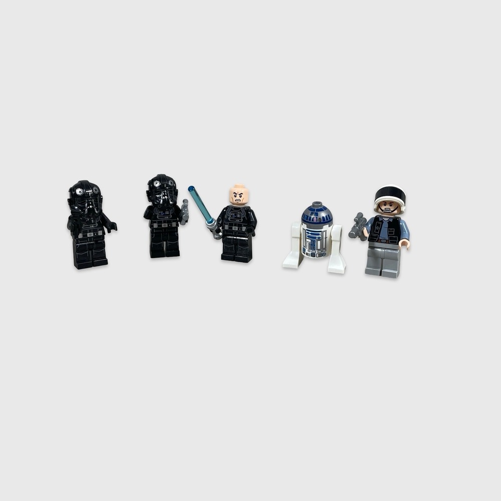 Lot of 5 LEGO Star Wars Minifigures Multi TIE Pilot R2-D2 Rebel Sci-Fi Aesthetic